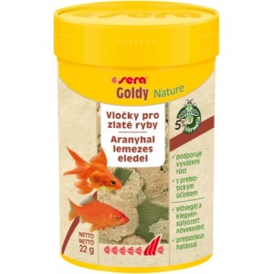Натуральний корм Sera goldy - пластівці для золотих рибок