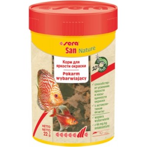 Sera San (сера сан) - хлопья усиливающие интенсивность окраса Sera San (сера сан) - хлопья усиливающие интенсивность окраса