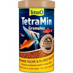 Tetra Min Granules сухий корм для всіх видів акваріумних риб у вигляді гранул