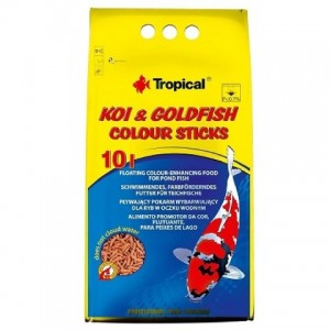 Сухий корм для ставкових риб Tropical у паличках (Koi and Goldfish Colour Sticks) для всіх ставкових риб - зоомагазин Petplus