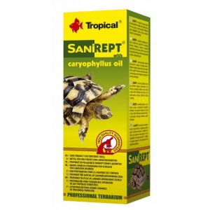 Масло для догляду за панцирем сухопутних черепах Tropical «Sanirept» - Petplus