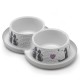 Moderna Double Trendy Dinner Cats in Love - подвійна миска для кішок (2х350мл) d -10см