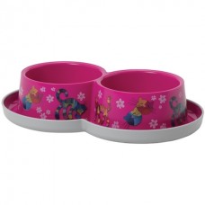 Moderna Double Trendy Dinner Friends Forever - подвійна миска для кішок (2х350мл) d-10см