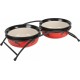 Trixie Bowl Set «Eat on Feet» - миски керамические на подставке (2 x 300 мл / 12 см) Trixie Bowl Set «Eat on Feet» - миски керамические на подставке (2 x 300 мл / 12 см)