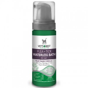 Vets Best "Ветс Бест" Flea And Tick Waterless Bath Foam For Cats - миюча піна від бліх, кліщів та москітів для кішок Vets Best "Ветс Бест" Flea And Tick Waterless Bath Foam For Cats - миюча піна від бліх, кліщів та москітів для кішок