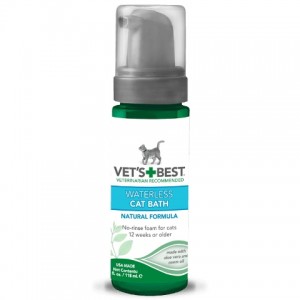 Vets Best «Ветс Бест» Waterless Cat Bath - моющая пена для кошек / без воды