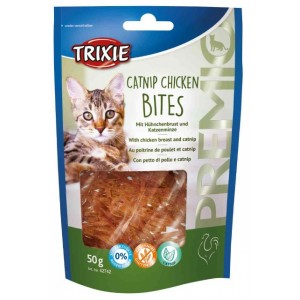 Trixie Premio Catnip Chicken Bites - лакомство для кошек c куриной грудкой и кошачьей мятой Trixie Premio Catnip Chicken Bites - лакомство для кошек c куриной грудкой и кошачьей мятой