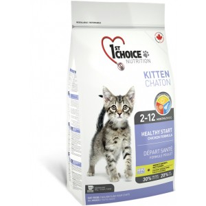 1st Choice Kitten HEALTHY START Chicken Formula - сухий супер преміум корм для кошенят 1st Choice Kitten HEALTHY START Chicken Formula - сухий супер преміум корм для кошенят