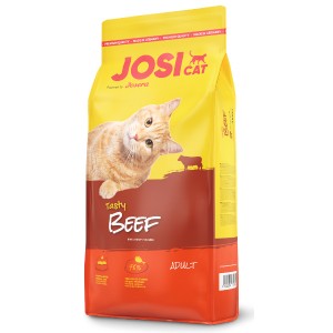 Josera JosiCat Tasty Beef корм для дорослих кішок зі смачною яловичиною | купити зараз у зоомагазині Petplus з доставкою по Україні