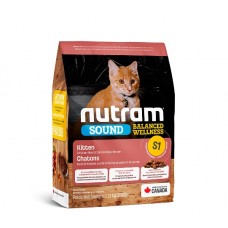 Nutram Sound (S1) Balanced Wellness Natural Kitten Food - корм для кошенят