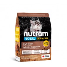 Nutram Total Grain-Free (T22) Turkey & Chiken Cat Food - беззерновий корм для кішок / курка з індичкою