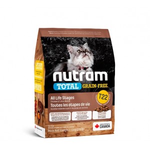 Nutram Total Grain-Free (T22) Turkey & Chiken Cat Food - беззерновий корм для кішок / курка з індичкою Nutram Total Grain-Free (T22) Turkey & Chiken Cat Food - беззерновий корм для кішок / курка з індичкою