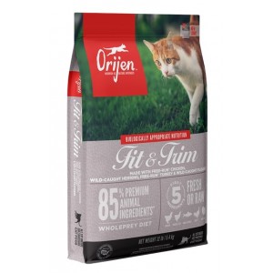 ORIJEN (Оріджен) FIT&TRIM гарний вибір сухого корму для котів з надмірною вагою в зоомагазині Petplus