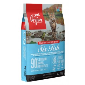 Orijen (Оріджен) 6 Fish Cats сухий корм для всіх порід котів та кошенят з рибою у нас у зоомагазині Петплюс Orijen (Оріджен) 6 Fish Cats сухий корм для всіх порід котів та кошенят з рибою у нас у зоомагазині Петплюс