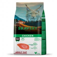 Bravery Adult GF Cat Chicken – беззерновий корм для кішок з куркою Bravery Adult GF Cat Chicken – беззерновий корм для кішок з куркою