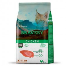 Bravery GF Kitten Chicken - беззерновий корм для кошенят з куркою