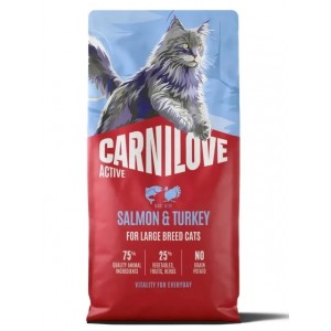: Carnilove Active Large Breed Cats Salmon & Turkey — беззерновой корм для крупных кошек : Carnilove Active Large Breed Cats Salmon & Turkey — беззерновой корм для крупных кошек