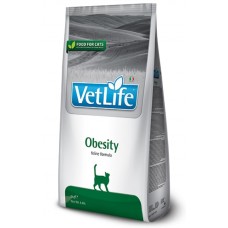 Farmina (Фарміна) VetLife Obesity Feline - лікувальний корм для кішок при ожирінні та надмірній вазі