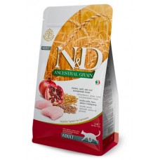 Farmina (Фармина) N&D Low Grain Chicken & Pomegranate Cat Adult – сухой корм с курицей для кошек всех пород Farmina (Фармина) N&D Low Grain Chicken & Pomegranate Cat Adult – сухой корм с курицей для кошек всех пород