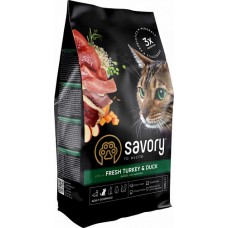 Savory Cat Gourmand Fresh Turkey & Duck - корм для кішок (індичка та качка) Savory Cat Gourmand Fresh Turkey & Duck - корм для кішок (індичка та качка)