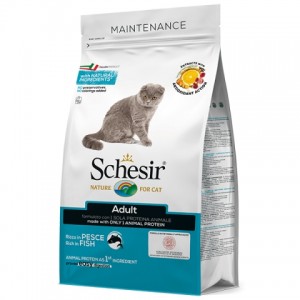 Корм сухой монопротеиновый «Schesir Cat Adult Fish» для котов и кошек с рыбой | Уникальный источник белков животного происхождения | Petplus Корм сухой монопротеиновый «Schesir Cat Adult Fish» для котов и кошек с рыбой | Уникальный источник белков животного происхождения | Petplus