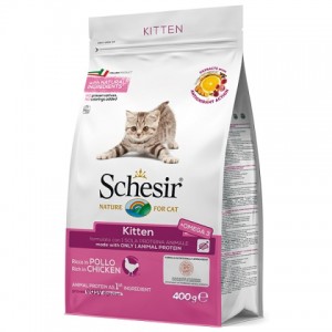 Повноцінний монопротеїновий корм для кошенят "Schesir Cat Kitten" джерело тваринного білка - курка | Petplus Повноцінний монопротеїновий корм для кошенят "Schesir Cat Kitten" джерело тваринного білка - курка | Petplus