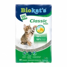 Biokat's Classic Fresh 3in1- наповнювач, що комкується, для котячого туалету