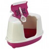 Moderna Flip Cat - закритий кутовий туалет для котів (56x45x38 см.) Moderna Flip Cat - закритий кутовий туалет для котів (56x45x38 см.)