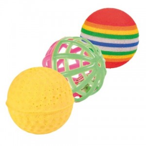Набор мячиков для игр вашей кошки «Trixie™Set of Toy Balls» поддерживает активность вашего котенка или кошки, узнай больше Набор мячиков для игр вашей кошки «Trixie™Set of Toy Balls» поддерживает активность вашего котенка или кошки, узнай больше