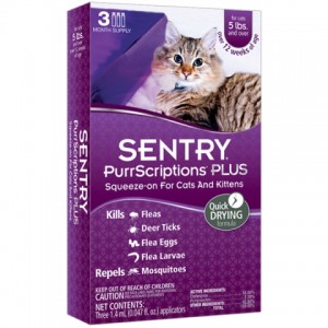 SENTRY ПУРРСКРИПШНС (PurrScriptions) краплі від бліх та кліщів для кішок від 2,2 кг SENTRY ПУРРСКРИПШНС (PurrScriptions) краплі від бліх та кліщів для кішок від 2,2 кг
