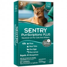SENTRY PurrScriptions - краплі від бліх та кліщів для кішок до 2,2 кг