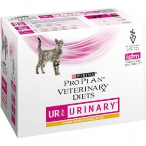 Консервована дієта для кошенят і кішок «Purina VD UR Urinary Chicken» - призначають при захворюванні на сечовивідні шляхи, шматочки курки в підливі | дізнайся більше