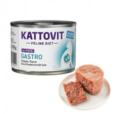 Kattovit (Каттовіт) Veterinary Gastro Duck Cat - лікувальні консерви для кішок при захворюванні ШКТ (качка) Kattovit (Каттовіт) Veterinary Gastro Duck Cat - лікувальні консерви для кішок при захворюванні ШКТ (качка)