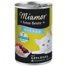 Miamor (Міамор) Feine Beute Mit Geflügel Kitten - консерви для кошенят від 2 місяців (птах) Miamor (Міамор) Feine Beute Mit Geflügel Kitten - консерви для кошенят від 2 місяців (птах)