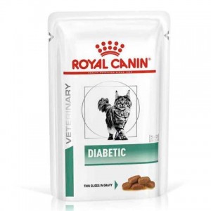 Royal Canin Veterinary Diet Diabetic Pouches - дієта для котів, які страждають на цукровий діабет, паучі Royal Canin Veterinary Diet Diabetic Pouches - дієта для котів, які страждають на цукровий діабет, паучі
