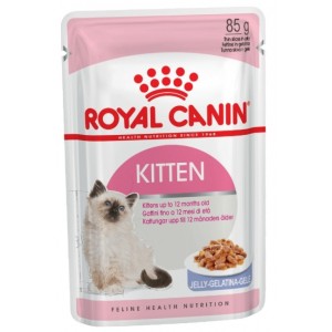 Royal Canin Kitten Instinctive Pouches - влажный корм для котят в желе / паучи Royal Canin Kitten Instinctive Pouches - влажный корм для котят в желе / паучи