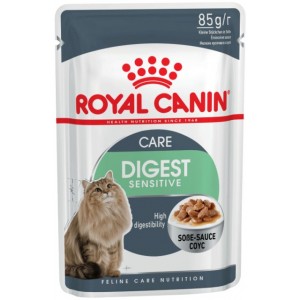Royal Canin Digest Sensitive (Полнорационный влажный корм для кошек старше 1 года с чувствительным пищеварением (тонкие кусочки в соусе)) Royal Canin Digest Sensitive (Полнорационный влажный корм для кошек старше 1 года с чувствительным пищеварением (тонкие кусочки в соусе))