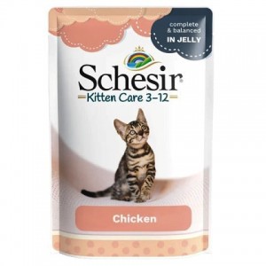 (Schesir Chicken Fillet Kitten) консервированный влажный корм для котят, филе курицы, пауч (Schesir Chicken Fillet Kitten) консервированный влажный корм для котят, филе курицы, пауч