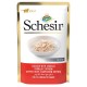 Schesir Chicken Seabass - влажный корм в паучах для кошек, курица с окунем Schesir Chicken Seabass - влажный корм в паучах для кошек, курица с окунем