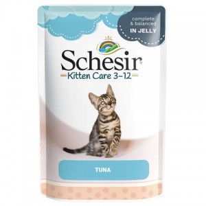 Вологий корм для кошенят, тунець в желе (Schesir) Доставка - Petplus Вологий корм для кошенят, тунець в желе (Schesir) Доставка - Petplus