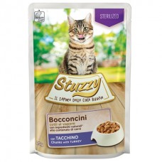 Stuzzy Cat Sterilized Turkey вологий корм для стерилізованих кішок / шматочки індички в соусі Stuzzy Cat Sterilized Turkey вологий корм для стерилізованих кішок / шматочки індички в соусі