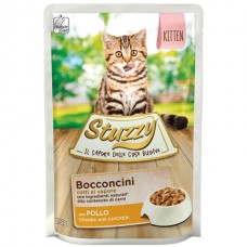 Stuzzy Cat Kitten Chicken - вологий корм для кошенят / шматочки курки в соусі Stuzzy Cat Kitten Chicken - вологий корм для кошенят / шматочки курки в соусі