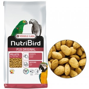 Сбалансированный полноценный корм для крупных попугаев «Versele-Laga NutriBird P19 Original» с пребиотиком для хорошего пищеварение | Petplus Сбалансированный полноценный корм для крупных попугаев «Versele-Laga NutriBird P19 Original» с пребиотиком для хорошего пищеварение | Petplus