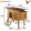 : Ferplast Cage Hen House дерев'яний будиночок для свійської птиці (кури) - Petplus : Ferplast Cage Hen House дерев'яний будиночок для свійської птиці (кури) - Petplus