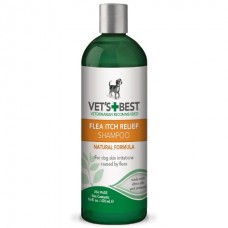 Vets Best Flea Itch Relief Shampoo - заспокійливий шампунь від укусів бліх