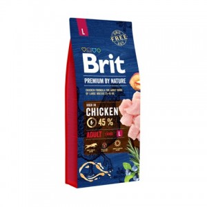 Корм Brit Premium для собак великих порід з м'ясом курки у зоомагазині - Петплюс Корм Brit Premium для собак великих порід з м'ясом курки у зоомагазині - Петплюс
