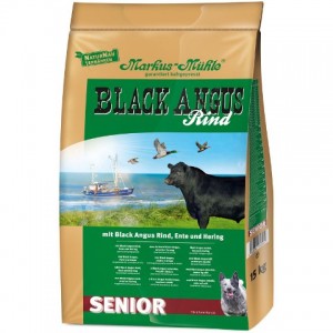 LupoSan Markus-Mühle Black Angus Senior с уткой и сельдью - это корм для пожилых собак LupoSan Markus-Mühle Black Angus Senior с уткой и сельдью - это корм для пожилых собак