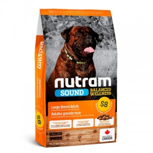 Корм Холістик для дорослих собак великих порід Nutram Sound Balanced Wellness (S8) Корм Холістик для дорослих собак великих порід Nutram Sound Balanced Wellness (S8)