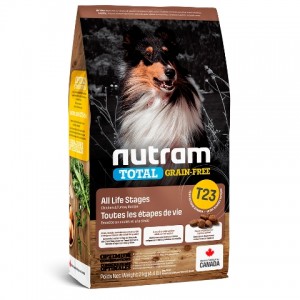 Nutram Total Grain-Free (T23) Turkey, Chiken та Duck Dog Food ▪ корм для собак з індичкою, куркою та качкою Nutram Total Grain-Free (T23) Turkey, Chiken та Duck Dog Food ▪ корм для собак з індичкою, куркою та качкою