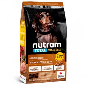 Nutram Total Grain-Free (T27) Turkey and Chiken Small Breed Dog Food ▪ корм для собак малих порід з індичкою, куркою та качкою Nutram Total Grain-Free (T27) Turkey and Chiken Small Breed Dog Food ▪ корм для собак малих порід з індичкою, куркою та качкою